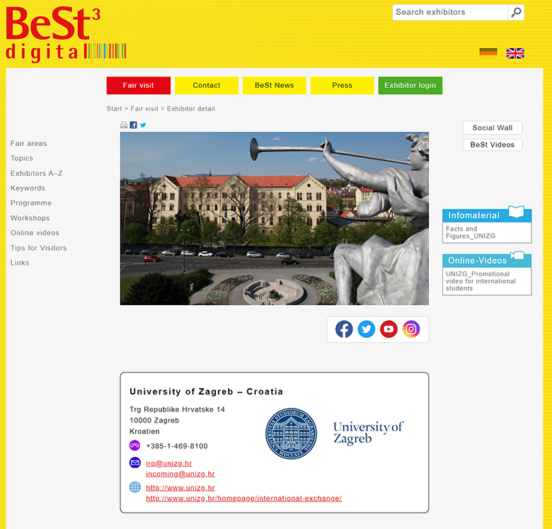 Sveučilište u Zagrebu sudjelovalo na Sajmu u Beču &#8211; BeSt³