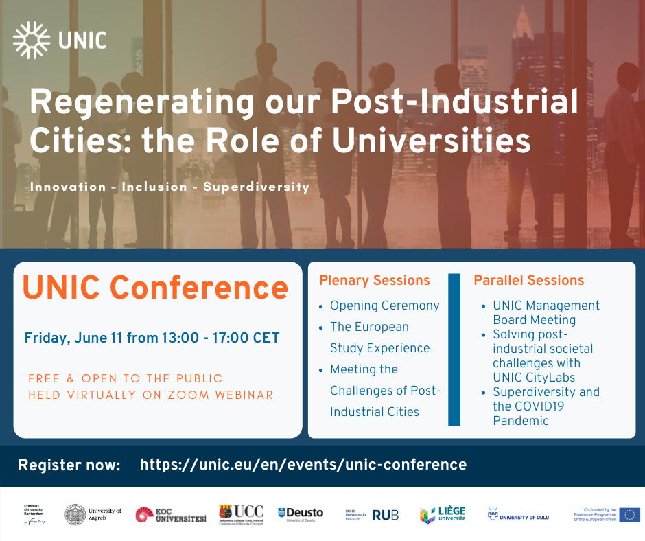 Institucionalno oblikovanje Europskoga sveučilišta postindustrijskih gradova (UNIC)