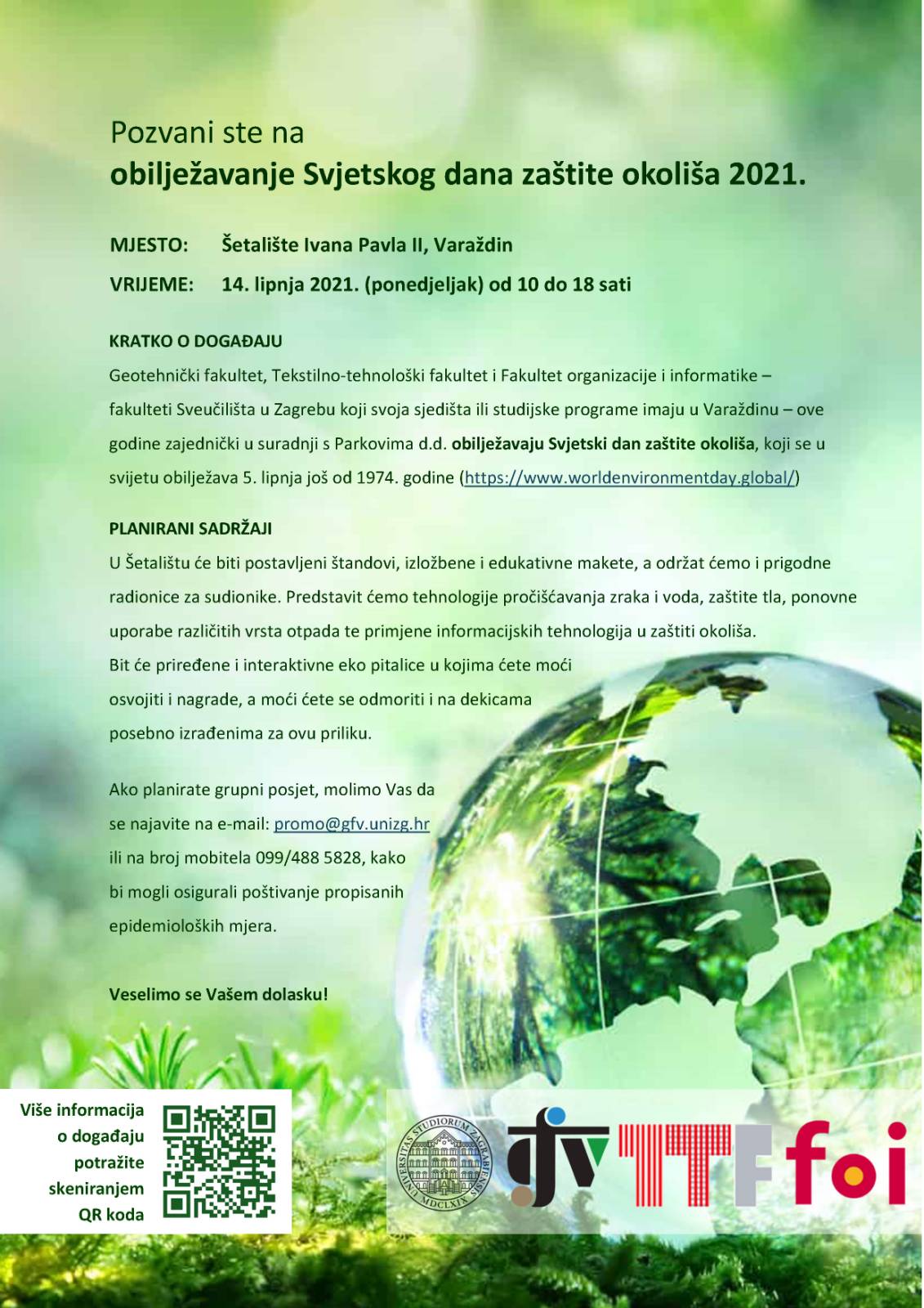 Krenite danas put Varaždina na obilježavanje Svjetskog dana zaštite okoliša