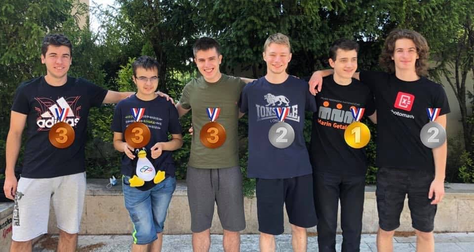 Zlato, dva srebra i tri bronce s Matematičke olimpijade!