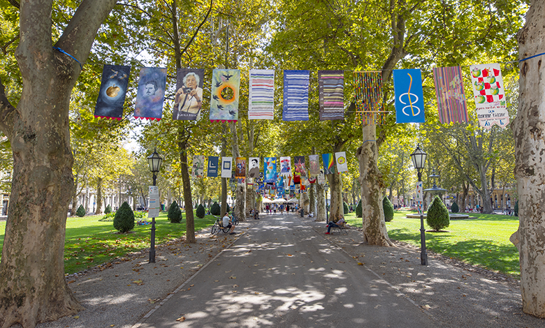 Retrospektivna izložba Festivala umjetničkih zastavica