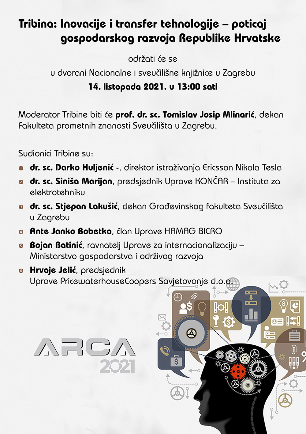 ARCA 2021: Izložba inovacija od 14. do 16. listopada
