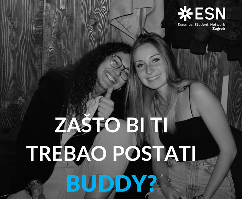 Postani Buddy studentima na Erasmus razmjenama