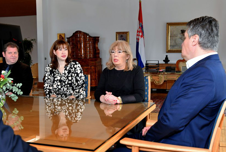 Predsjednik Milanović primio autore knjige „Diplomatski pečat – sasvim osobno“