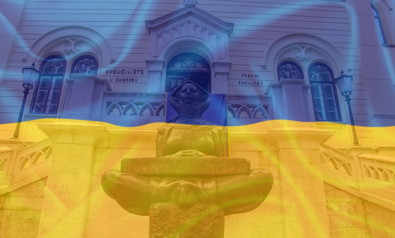 Sveučilište u Zagrebu izražava potporu Ukrajini / Зaгребський університет висловив підтримку Укрaїні