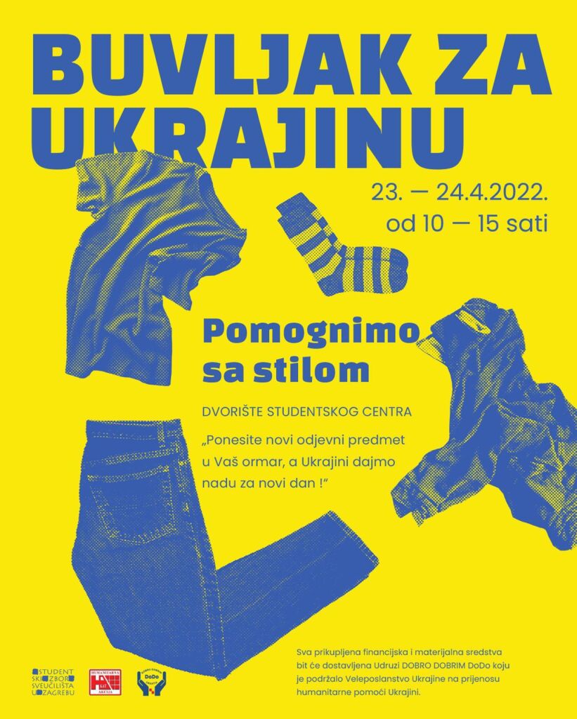 Ovog vikenda: Buvljak za Ukrajinu