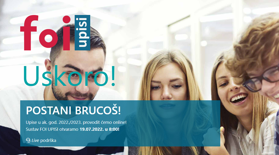 Studenti će FOI upisivati online