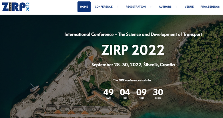 ZIRP 2022: Jubilarna konferencija o znanosti i razvitku prometa