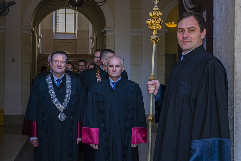 Inauguracija novog zagrebačkog rektora Stjepana Lakušića