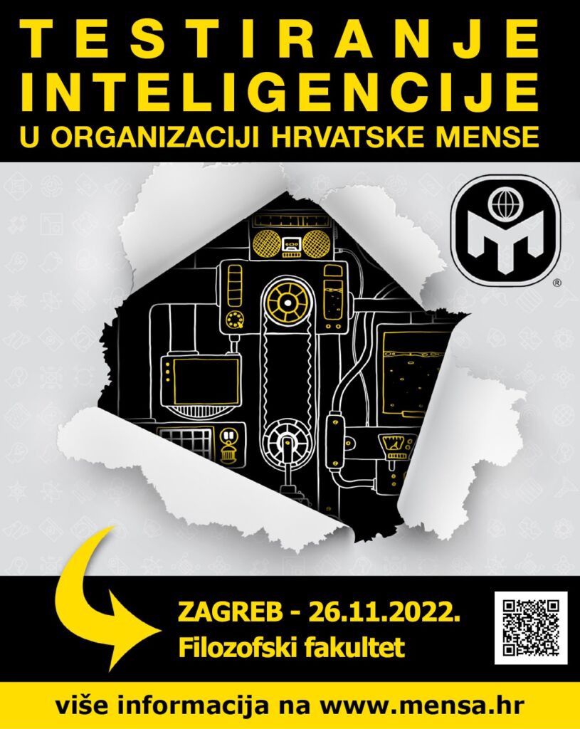 Hrvatska Mensa poziva na posljednje ovogodišnje testiranje u Zagrebu
