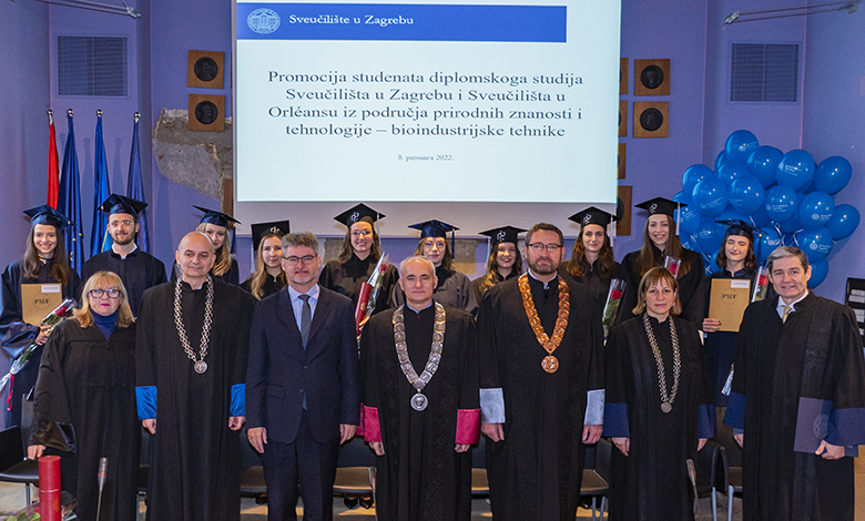 Promovirana trinaesta generacija hrvatsko-francuskog studija bioindustrije