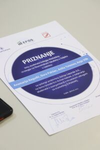 Priznanja studentima EFOS-a za uspješne projekte