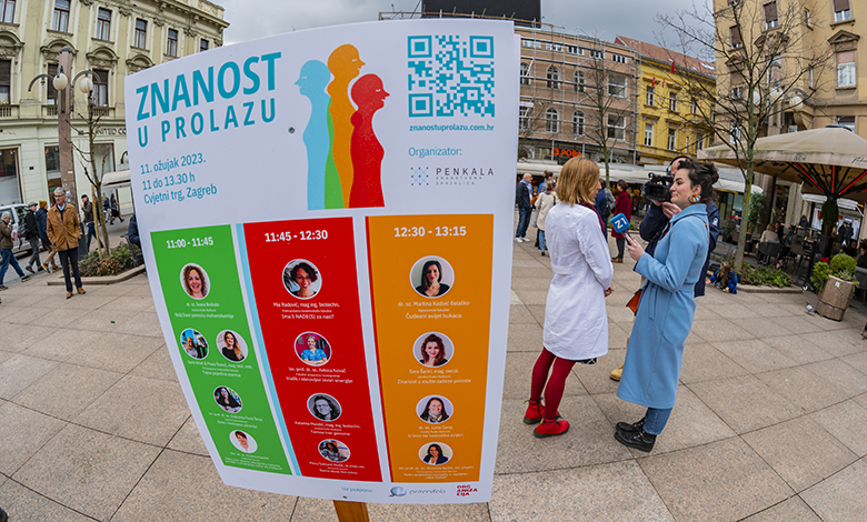 Znanstvenice na Cvjetnome trgu