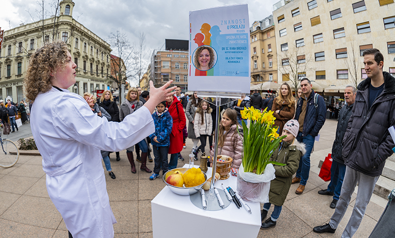 Znanstvenice na Cvjetnome trgu