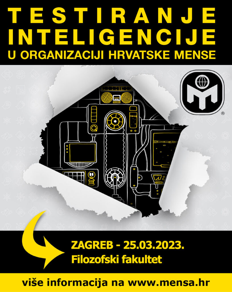 Hrvatska Mensa poziva na testiranje inteligencije u Zagrebu