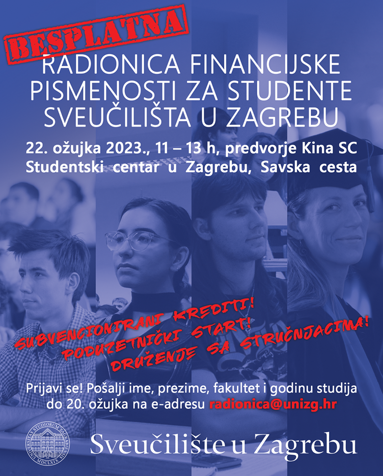Radionica: Financijska pismenost i uvod u poduzetništvo za studente i doktorande