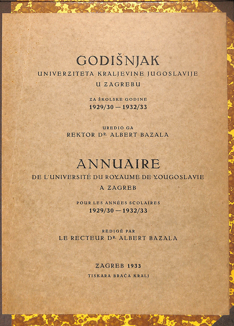 Spomenice Sveučilišta u Zagrebu