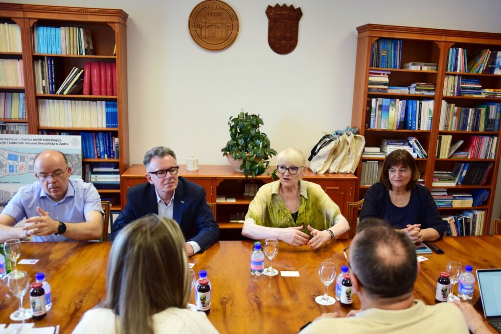 Izaslanstvo Sveučilišta Haxhi Zeka na Sveučilištu u Zadru