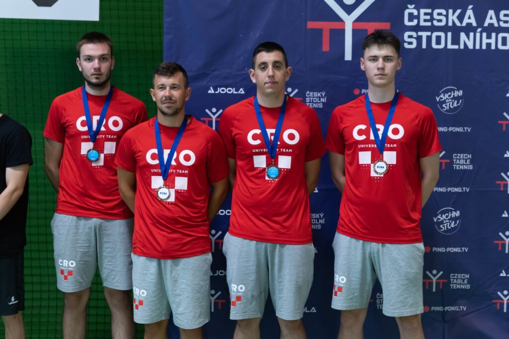 EUSA table tennis 2023 - srebro i dvije bronce za Sveučilište u Zagrebu