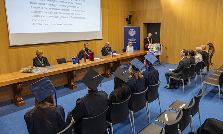 Promovirana 14. generacija studenata diplomskoga studija Sveučilišta u Zagrebu i Sveučilišta u Orléansu iz područja bioindustrije