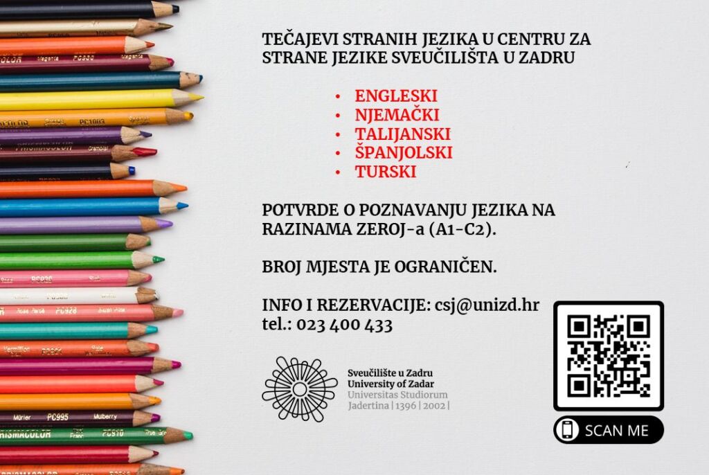 Zadar: Tečajevi stranih jezika