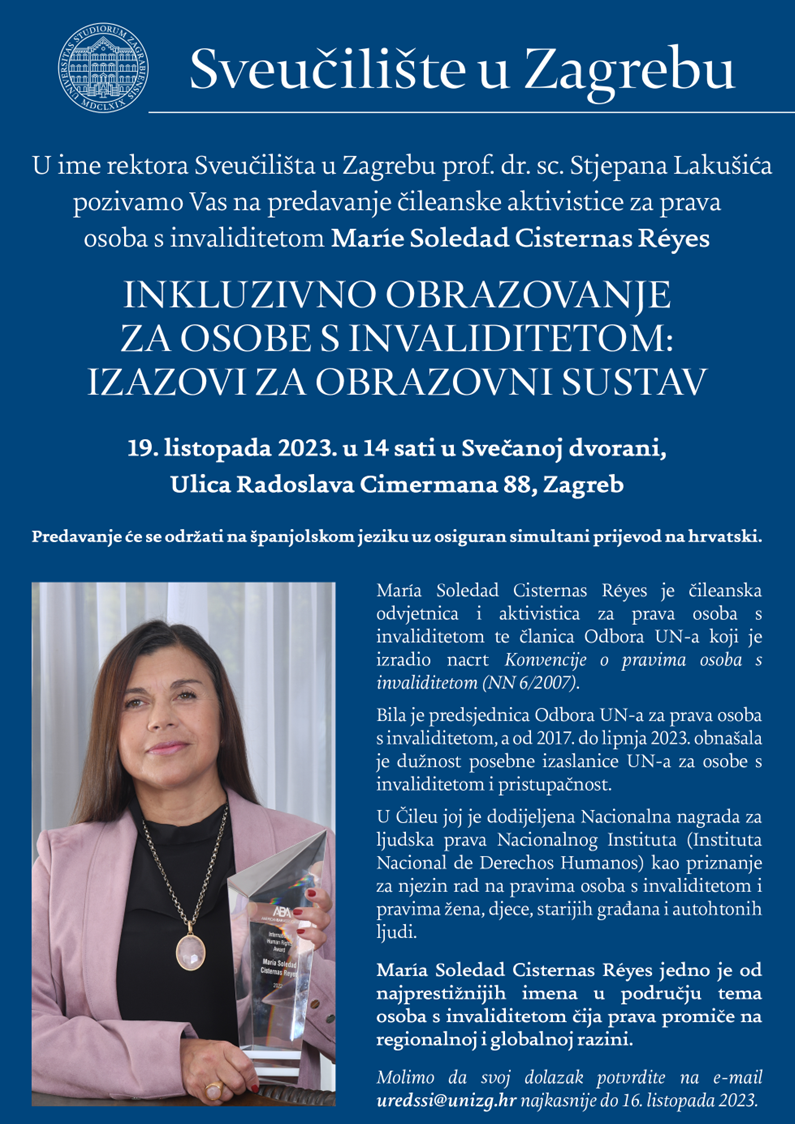 Predavanje: Izazovi inkluzivnog obrazovanja za osobe s invaliditetom