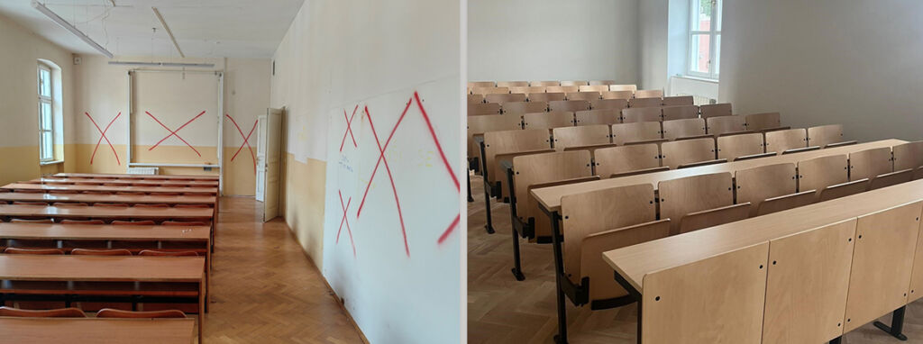 Studenti i profesori KBF-a vratili se u obnovljenu zgradu!