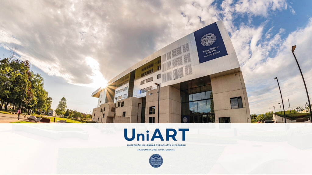 UniART &#8211; Umjetnički kalendar Sveučilišta u Zagrebu, no. 2., za ak. god. 2023./2024., zimski semestar
