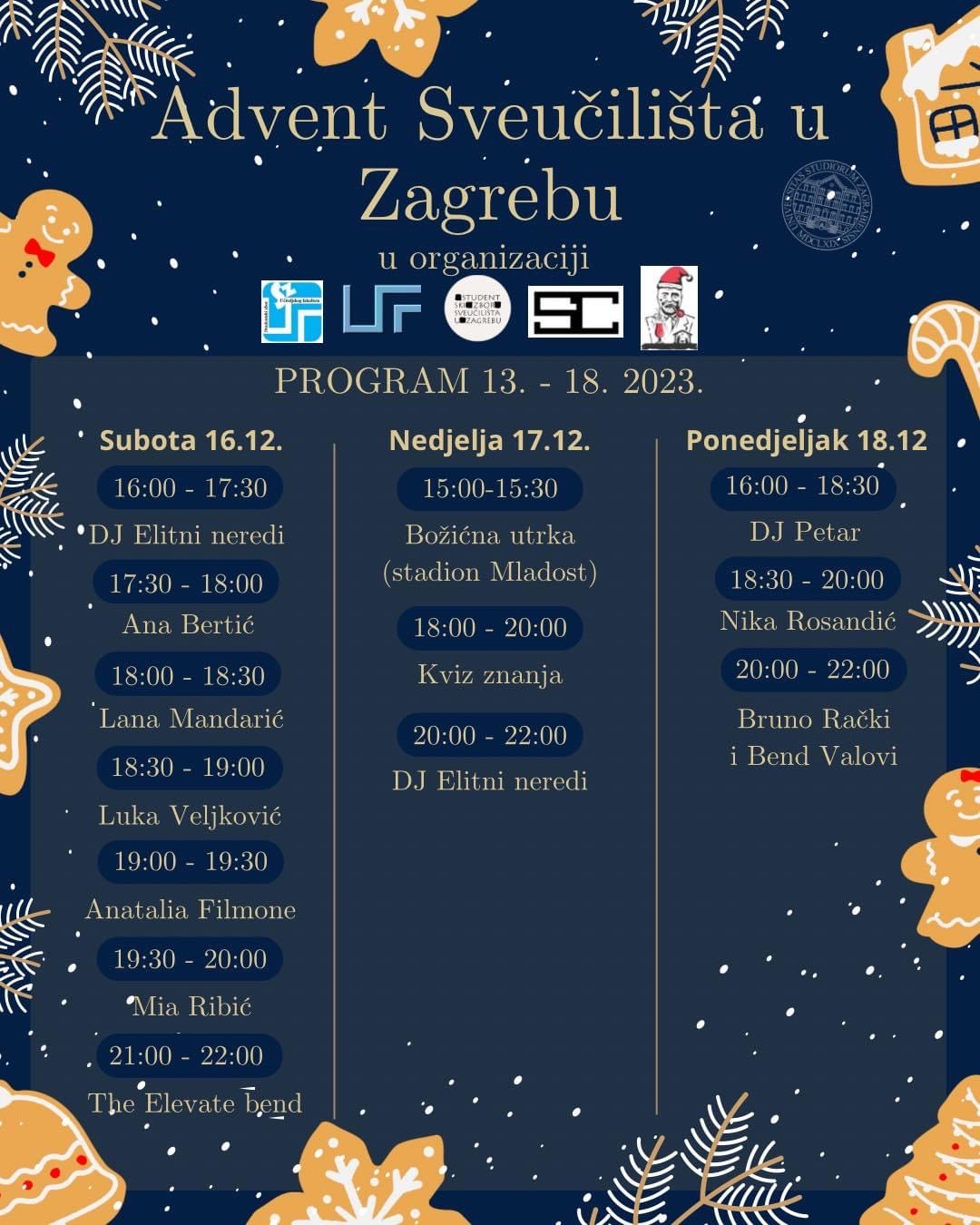 Počinje "Advent Sveučilišta u Zagrebu"
