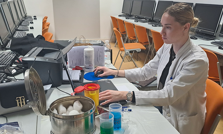 Darivanje krvi u kampusu Borongaj