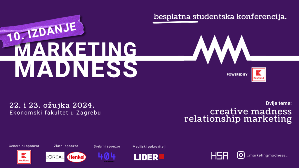 Marketing Madness: Prijavi se i podigni besplatnu ulaznicu