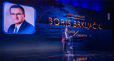 Prorektor Boris Brkljačić dobitnik zlatne medalje Europskoga radiološkoga društva