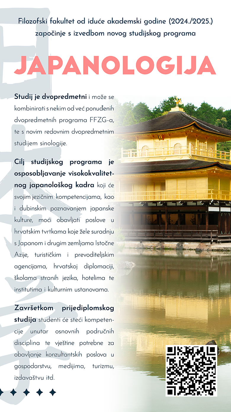 Filozofski fakultet pokreće studij japanologije 
