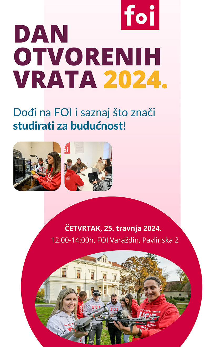 Dan otvorenih vrata Fakulteta organizacije i informatike 25. travnja
