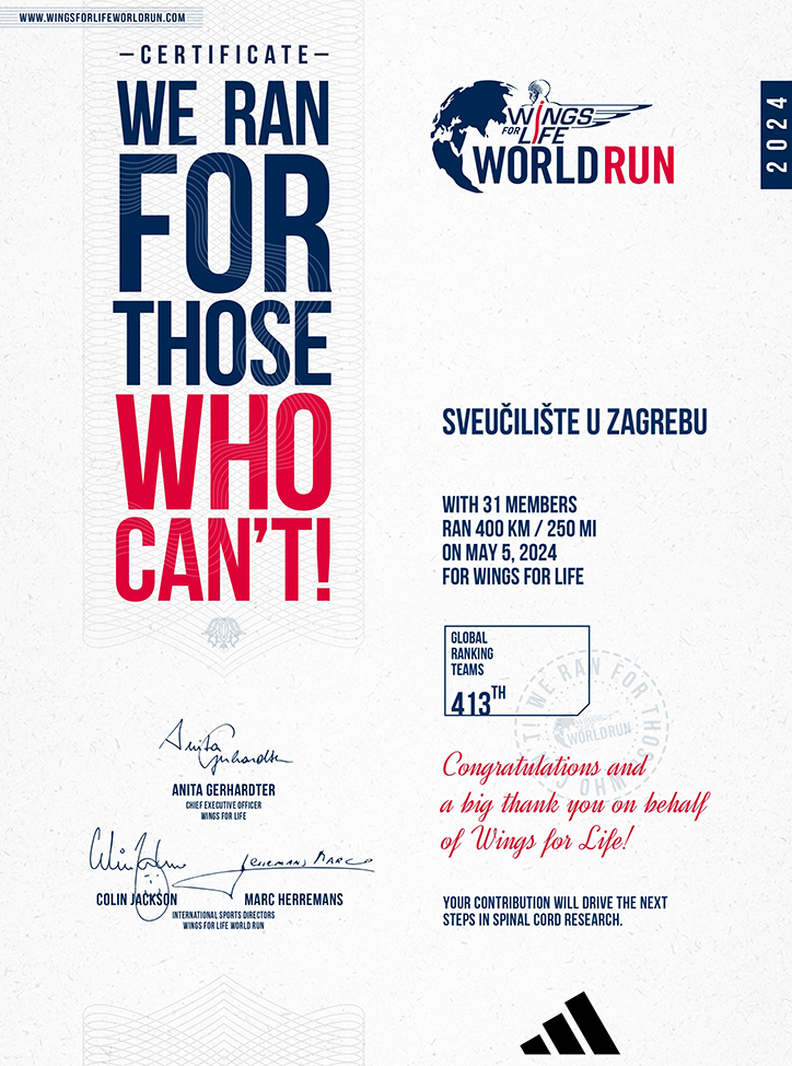 I zagrebački trkači na humanitarnoj utrci Wings for Life World Run