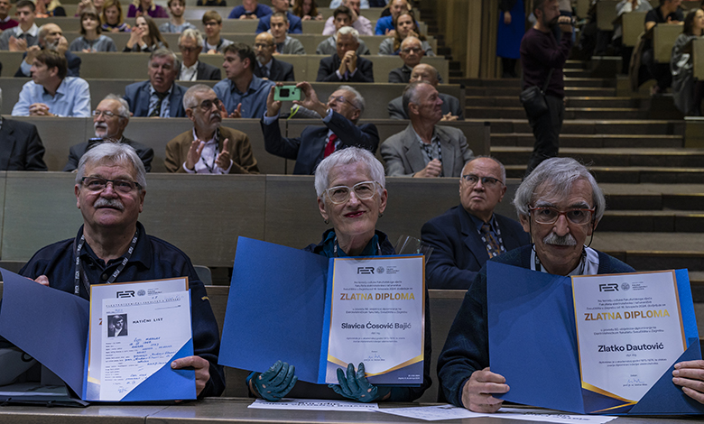Zlatne diplome FER-ovcima za 50. obljetnicu diplomiranja