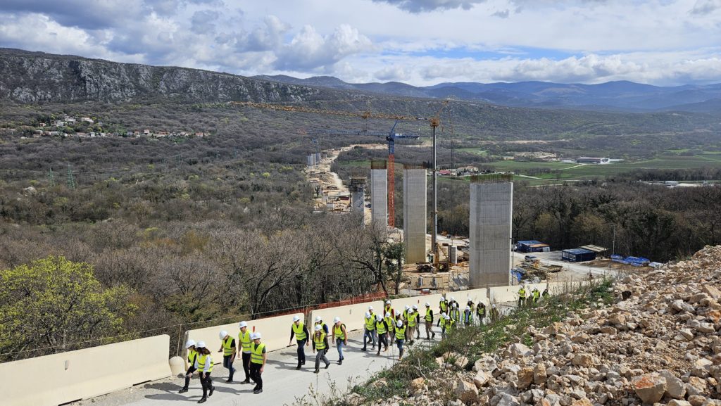 Studenti Geodezije na gradilištu obilaznice Novog Vinodolskog