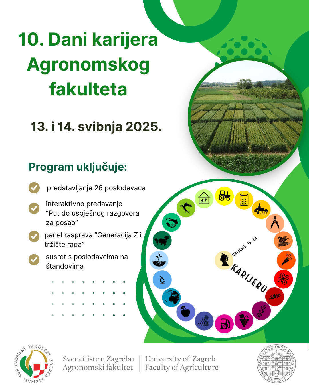Deseti Dani karijera na Agronomskom fakultetu