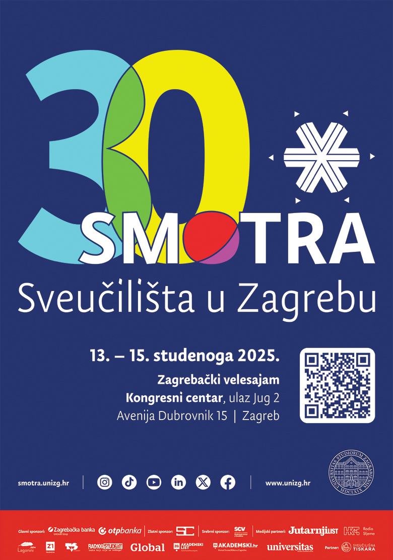 Jubilarna, 30. Smotra Sveučilišta u Zagrebu od 13. do 15. studenoga