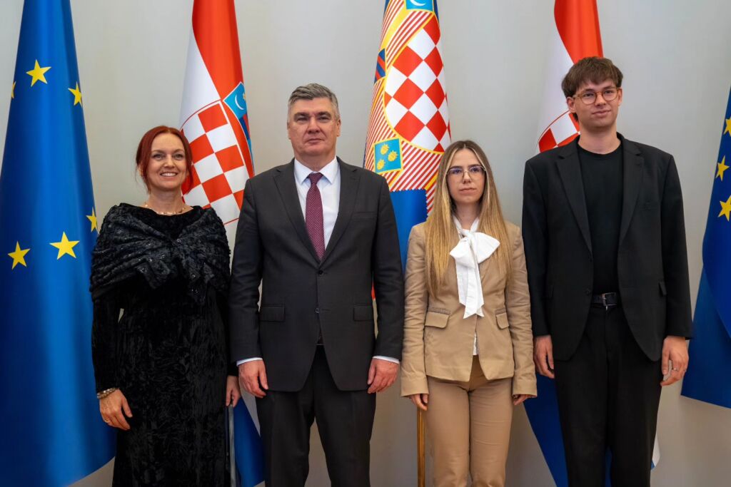 Predsjednik Milanović primio studente osvajače medalja