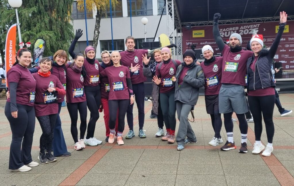 Zagrebački studenti na Advent Run utrci