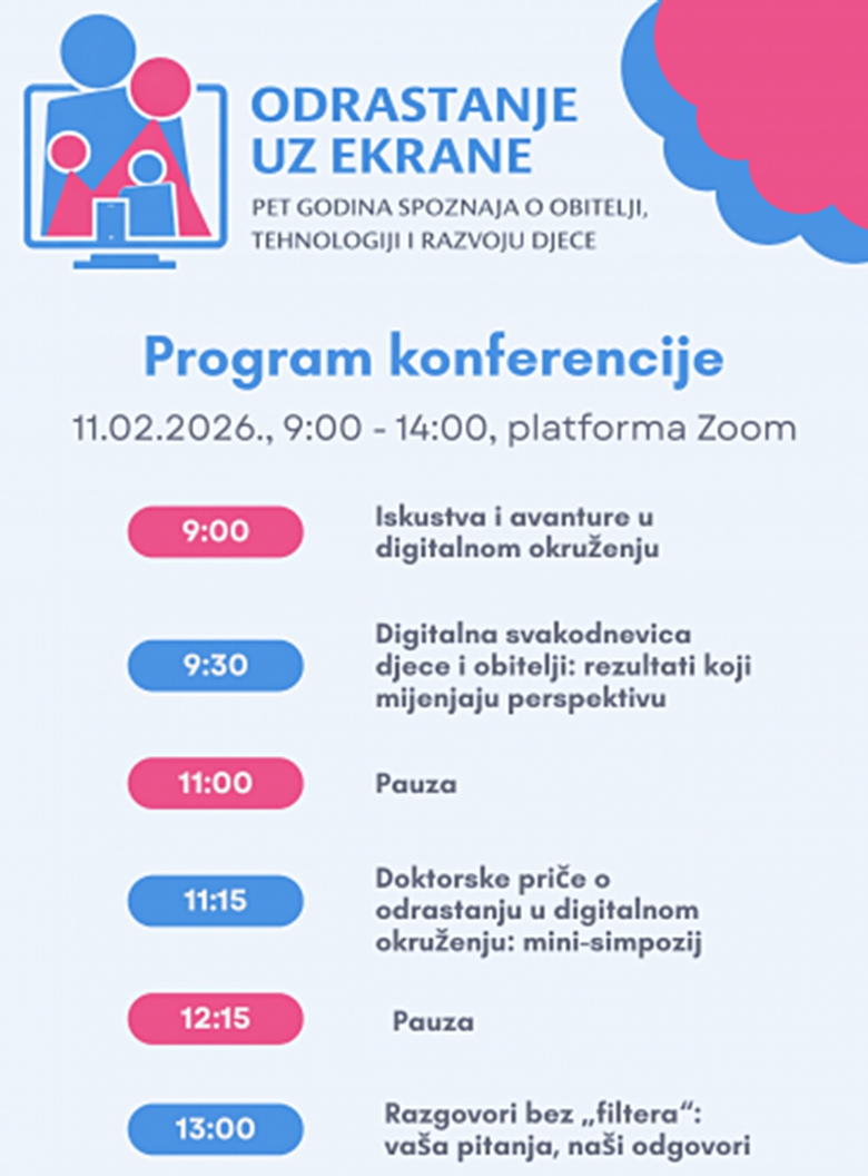 Prijavite se: Znanstveno-stručni skup "Odrastanje uz ekrane"