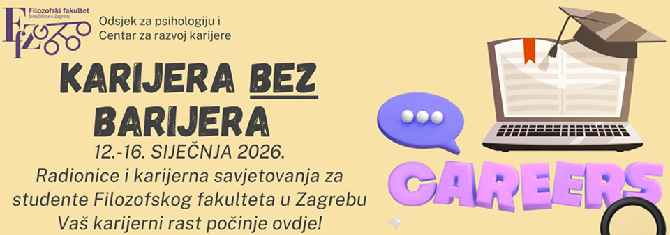 Od 12. do 16. siječnja: Tjedan karijera na Filozofskom
