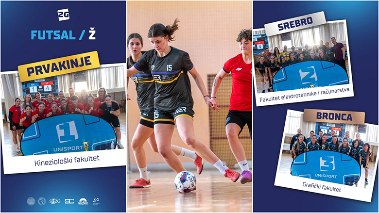 Medicina i Kineziologija osvojili futsal prvenstvo