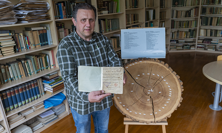 Kolut hrasta lužnjaka kao živa kronika hrvatskoga šumarstva