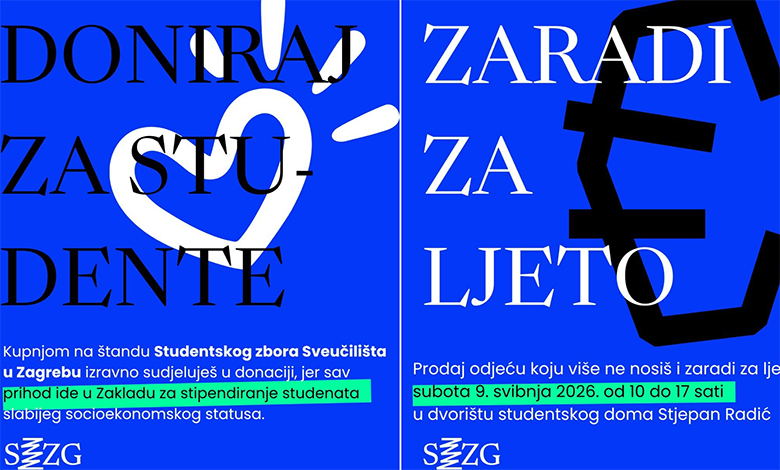 SUBOTA: Studentski buvljak na Savi