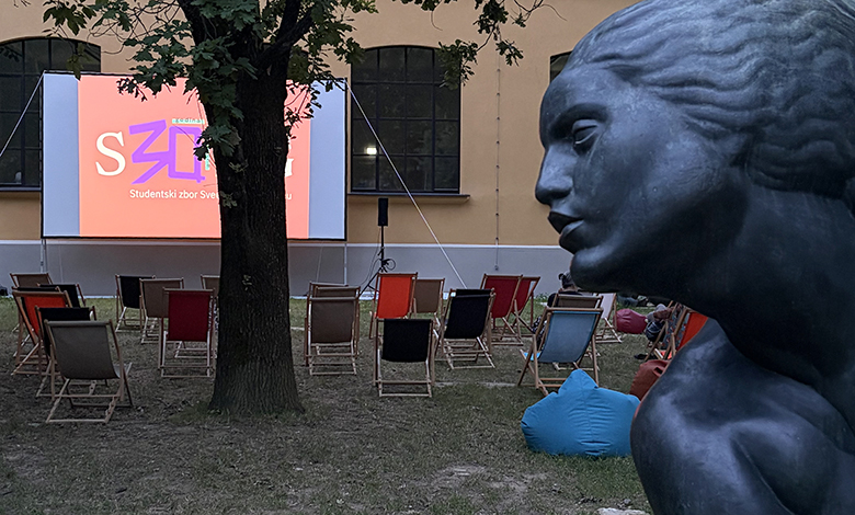 Ljetno kino u dvorištu Akademije likovnih umjetnosti oduševilo studente