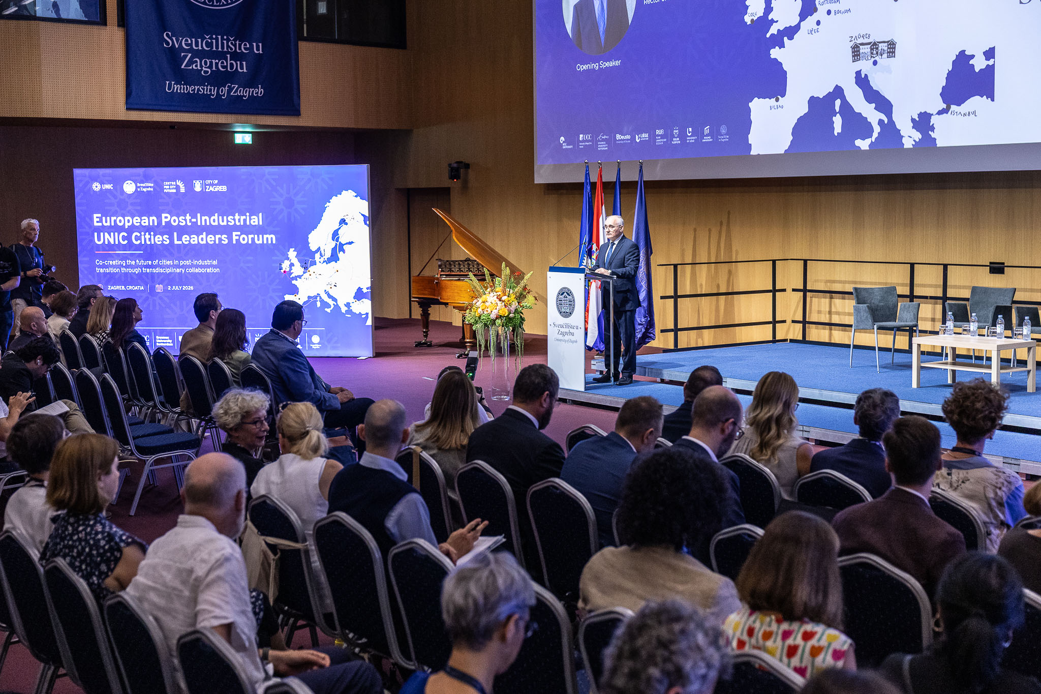 Sveučilište u Zagrebu domaćin European Post-Industrial UNIC Cities Leaders Foruma