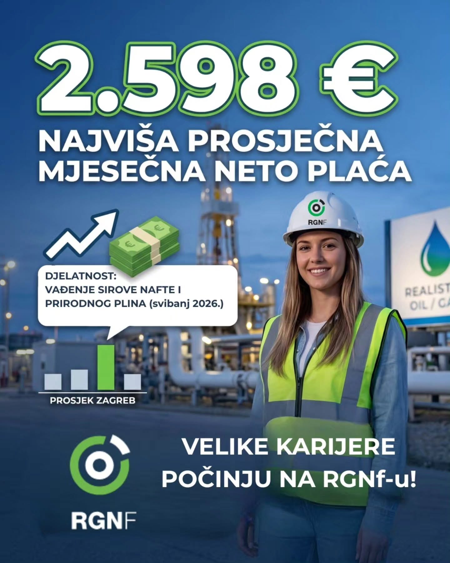 RGNF otvara vrata dobro plaćenim karijerama