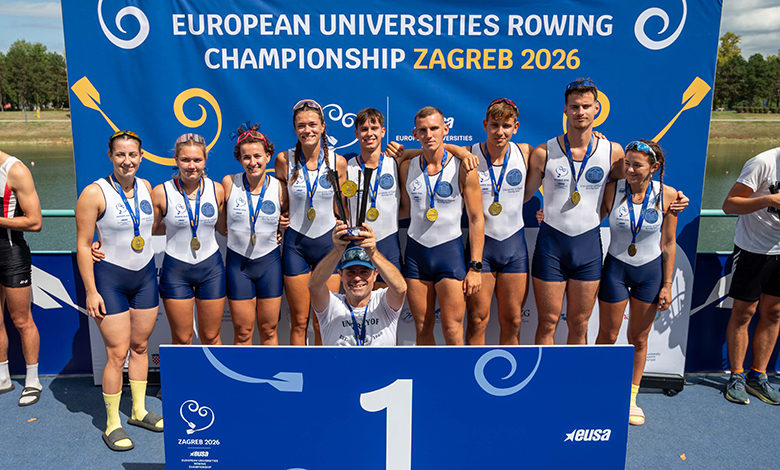 Sveučilište u Zagrebu najuspješnije europsko sveučilište u veslanju!